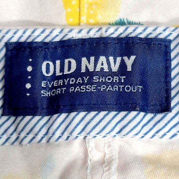 Old Navy Everyday Shorts Lemon Pattern Size 2 - Picture 4 of 7